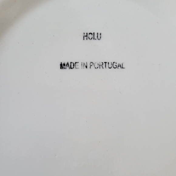 Vintage Holu Ceramic Pottery Portugal Large 4 PC Set Tureen Hand Painted - Picture 8 of 9